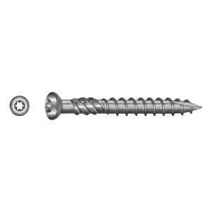 TOBSTEEL Terasový vrut Quadra-Speed ART. 9001 A2 5,0 x 60 mm TX25