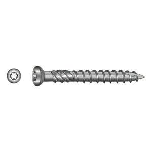 TOBSTEEL Terasový vrut Quadra-Speed ART. 9001 nerez A2 5,0 x 70 mm TX25