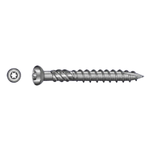 TOBSTEEL terasový šroub Quadra-Speed ART. 9001 nerezová ocel C1 – 5,0 x 50 mm TX25