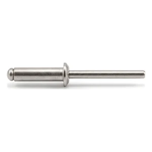 Otevřený trhací nýt A4/A4 s plochou hlavou 5,0 × 16 mm ISO 15983 – karton 500 ks