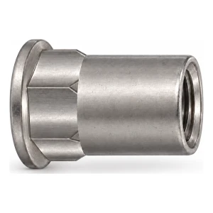 Nýtovací matice z oceli A4 s plochou hlavou M5×13,5 mm – karton 250 ks