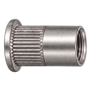 Nýtovací matice z nerezové oceli A2 s plochou hlavou M6×16 mm – karton 250 ks