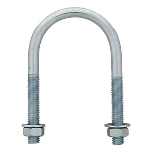 Třmen trubkový kulatý (objímka na trubky) pozinkovaný M8 × 28 mm, na trubku 3/4"