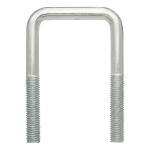 Třmen trubkový hranatý (typ C) pozinkovaný M8 × 61 × 108 mm, na trubku 2"