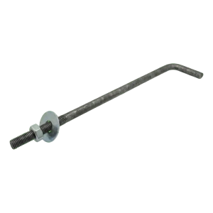 Kotevní šroub tvaru L (zahnutý šroubový spoj) M14 × 450 mm, černý