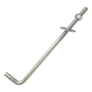 Kotevní šroub tvaru L (ohnutý šroubový spoj) M14×400 mm – pozinkovaný