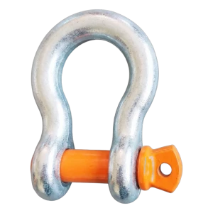 Třmen omega pozinkovaný 2 t – čep Ø16 mm, EN 13889