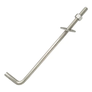 Kotevní šroub tvaru L (ohnutý závitový spoj) M14×300 mm – pozinkovaný