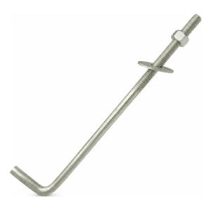 Kotevní šroub tvaru L (zahnutý šroubový spojovací prvek) M16×350 mm – pozinkovaný