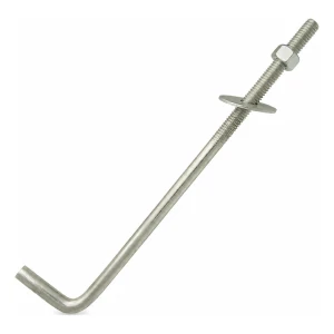 Kotevní šroub tvaru L (ohnutý šroubový spojovač) M16×450 mm – pozinkovaný