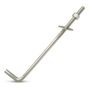 Kotevní šroub tvaru L (ohnutý šroubový spojovací prvek) M16×500 mm – pozinkovaný
