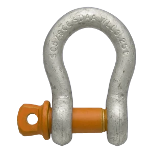 Třmen omega pozinkovaný 3,25 t – čep Ø19 mm, EN 13889