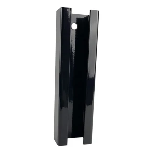 Spojka sloupku plotového panelu 60×40 mm – černá RAL 9005, délka 190 mm