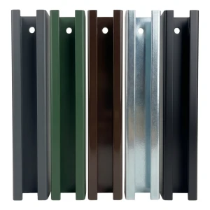 Spojka sloupku panelového oplocení 60×40 mm – zelená RAL 6005