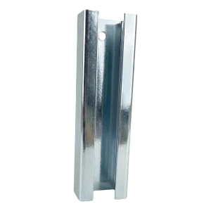 Spojka sloupku plotového panelu 60×40 mm – pozinkovaná, délka 190 mm