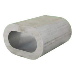 Hliníková lisovací objímka na ocelové lano 16 mm – EN 13411-3