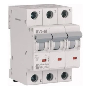 Eaton Nadproudový jistič C 20A 3P 6kA