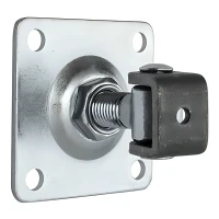 Nastavitelný závěs se štítkem M20 100x100x4 mm pro brány a branky