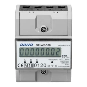 Orno Měřič elektrické energie 3-fázový 80A MID