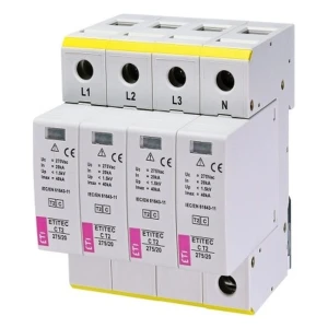 ETI Svodič přepětí Typ 2 (C) 4P 20kA 1,5kV