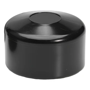 Krytka na plotový sloupek Ø 76 mm, černá