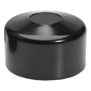Krytka na plotový sloupek 1 1/4" (Ø 42,4 mm), černá