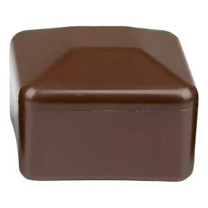 Krytka na plotový sloupek 15×15 mm, hnědá