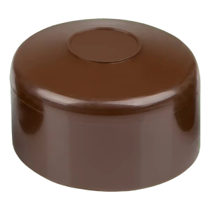Krytka na plotový sloupek Ø 38 mm, hnědá