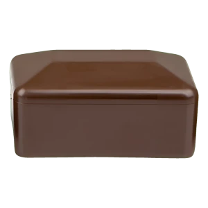 Krytka na plotový sloupek 40×60 mm, hnědá
