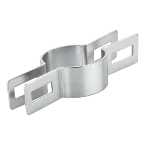 Průběžná plotová objímka na kulatý sloupek Ø 48 mm, pozinkovaná