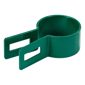 Koncová plotová objímka na kulatý sloupek Ø 48 mm, zelená (RAL 6005)