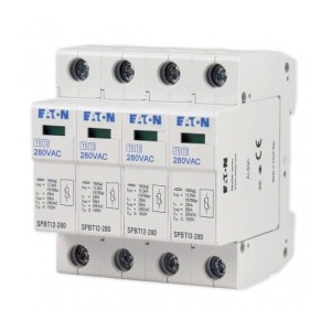 Přepěťová ochrana SPBT12 Typ 1+2 (Třída B+C) 4-pólová 12,5kA 280V