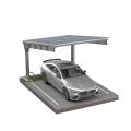 Přístřešek pro auto Fotovoltaická bouda pro 1 vozidlo L 5,7m x 3,3m Carport GPV-101-06
