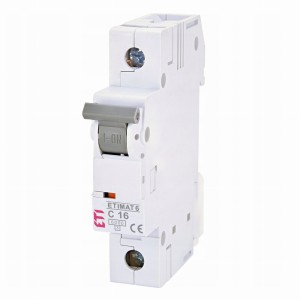 Jistič ETI B 16A 1P 6kA