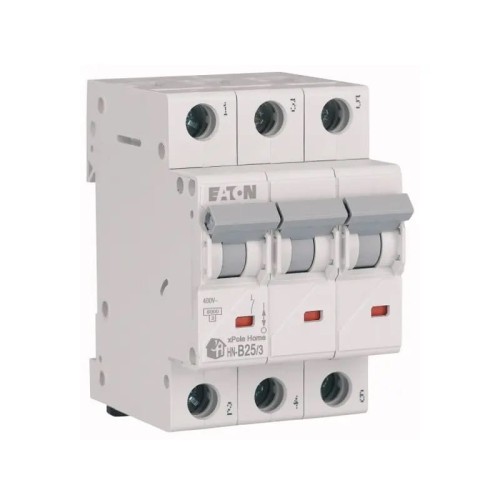 Eaton Nadproudový jistič B 25A 3P 6kA GPV-401-33