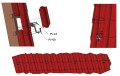 T-hák 145 mm (4-5-5) třída 1.4016 nastavitelný VARIO typ 2 PV-08-40 (3)