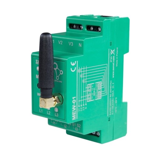 Zamel Monitor elektrické energie WI-FI 3F+N obousměrný čítač pro fotovoltaiku GPV-401-40