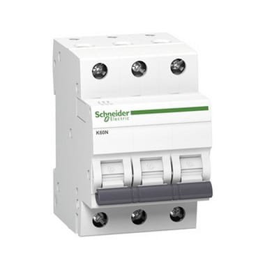 Schneider Electric Nadproudový jistič C 20A 3P 6kA K60N-C20-3 Acti9 GPV-401-76