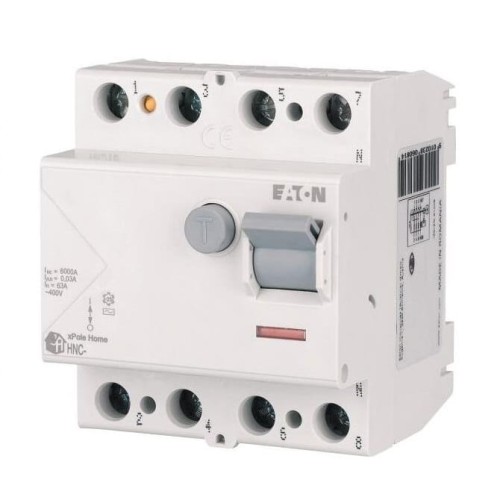 Eaton Zbytkový proudový jistič 4P 25A 6kA 30mA typ AC GPV-401-89