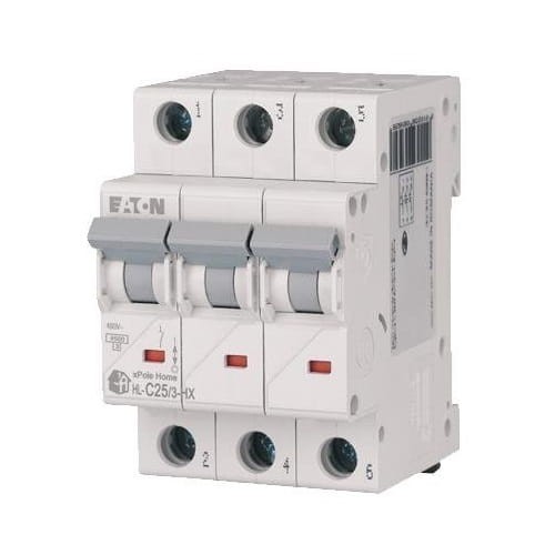 Eaton Nadproudový jistič C 25A 3p 6kA GPV-401-99