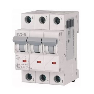 Eaton Nadproudový jistič C 16A 3P 6kA