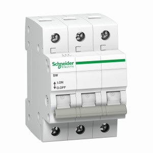 Schneider Electric Odpojovač izolačního spínače 3-fázový 3P 63A 500V AC K60 SW-63-3 Acti9