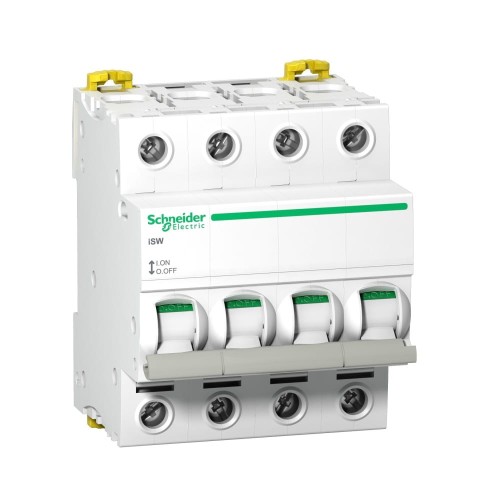 Schneider Electric Izolační spínač 3fázový 4P 100A 415V AC iSW-100-4 Acti9 GPV-401-186