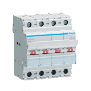 Hager Izolační spínač 3fázový 4P 40A 400V AC