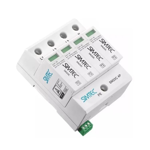 Simtec Omezovač přepětí Typ 2 (třída C) 4P 20kA 1,5kV GPV-401-202