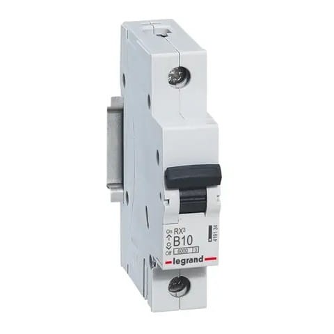Legrand Nadproudový jistič B 10A 1P 6kA RX3 GPV-401-229