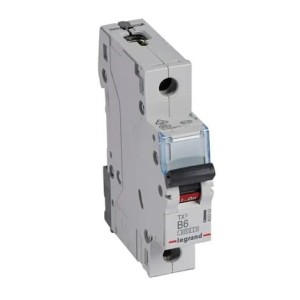 Legrand Nadproudový jistič B 6A 1P 6kA S 301 TX3