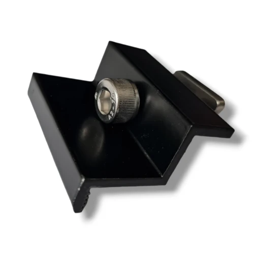 Koncová Svorka 35mm se Šroubem a Vložkou - Černě Lakovaná PV-03-25