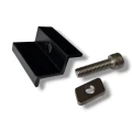 Koncová Svorka 35mm se Šroubem a Vložkou - Černě Lakovaná PV-03-25 (2)