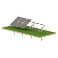 Pozemní fotovoltaická konstrukce Strong 6 panelů - Systém montáže T1V GPV-KN1-S6